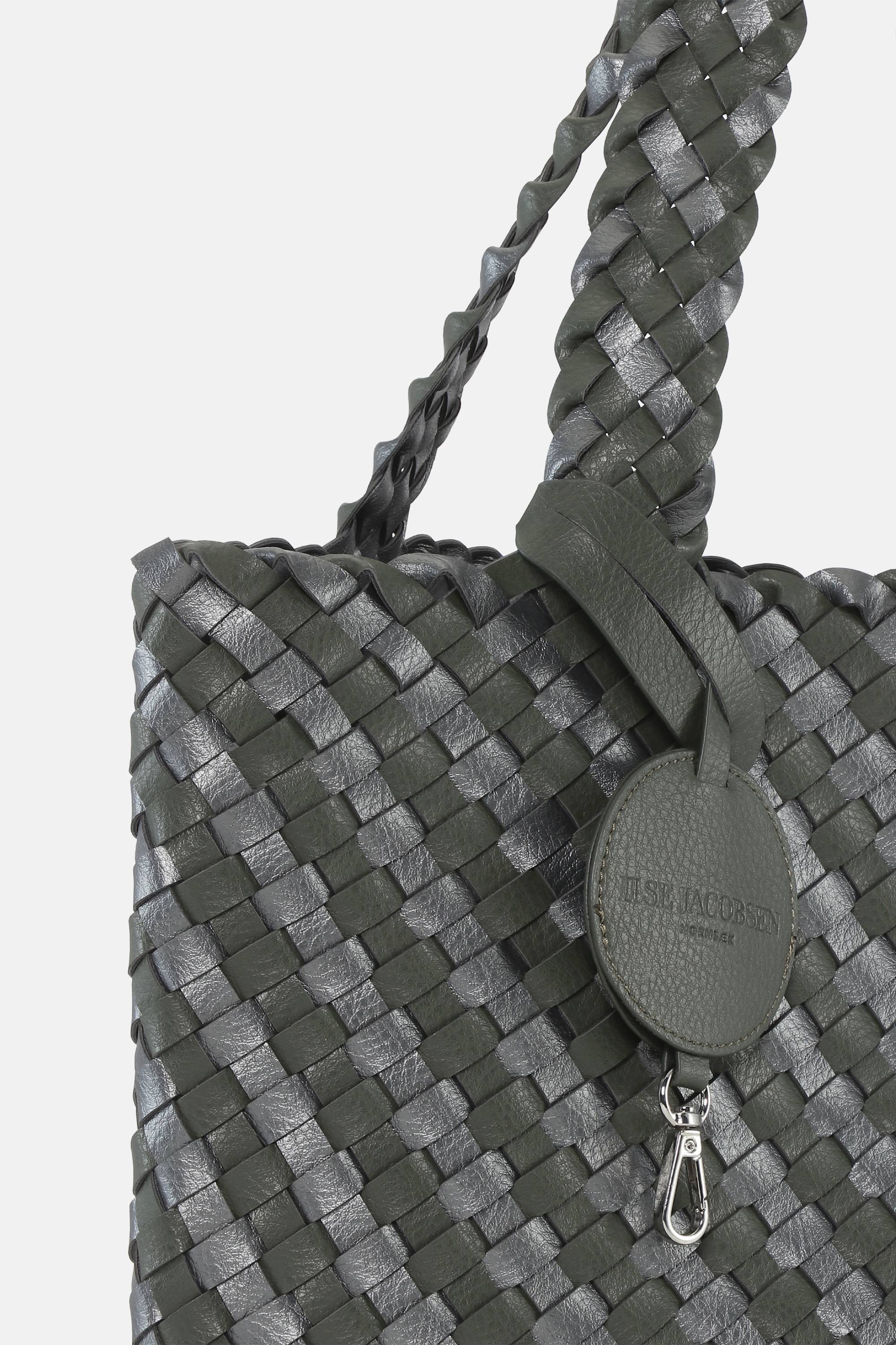Tote Bag Flettet - Army Gun Metal